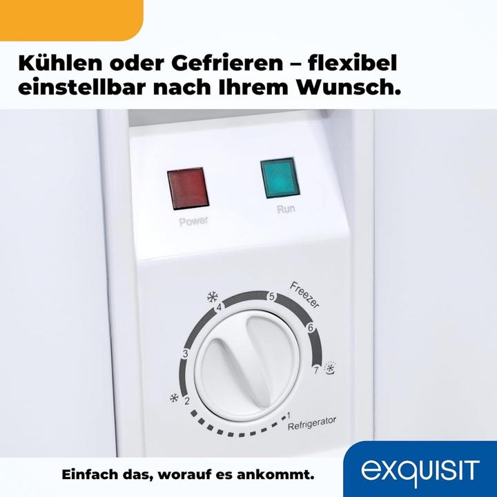 Produktbild Exquisit GT100-050E (Freistehend, 99 l)