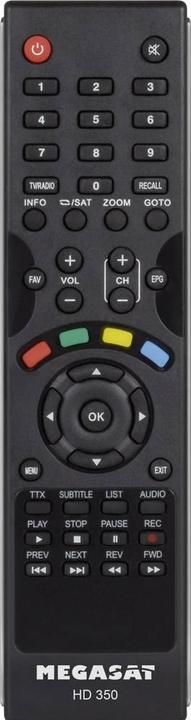 Actual product image Megasat HD 350 V3 - Satellite TV Receiver (0.00 GB, DVB-S, DVB-S2)