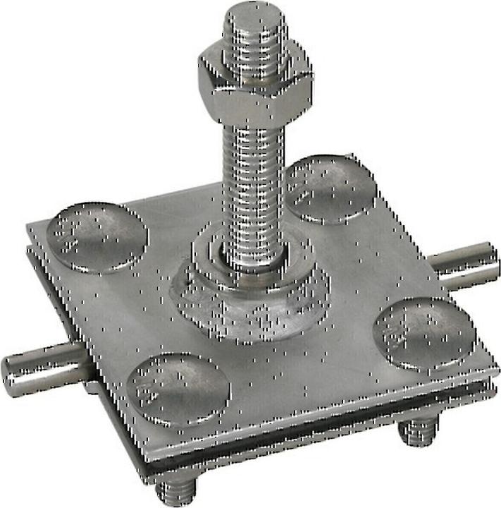 Produktbild Dehn 478149 Anschlussklemme f. Erdungsfestpunkt M12 f. Rd 7-