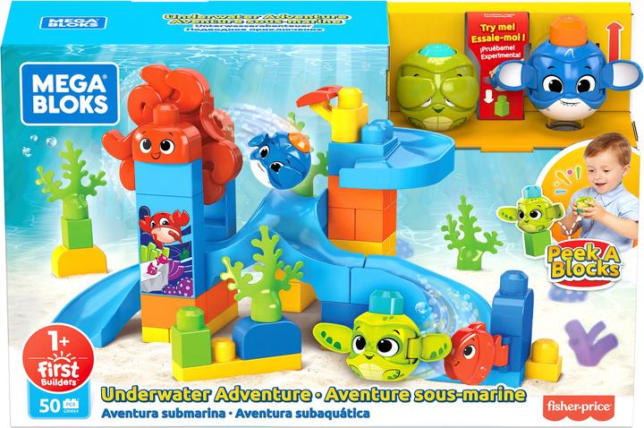Actual product image Mega Bloks Peek A Blocks UNDERWATER ADVENTURE