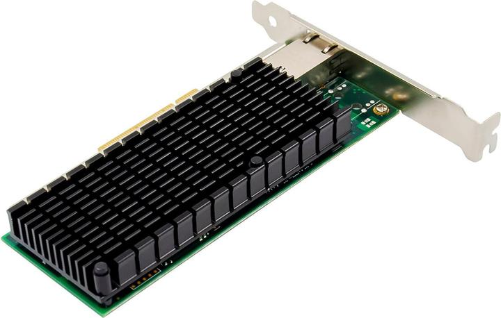 Actual product image InLine 10 Gigabit network card, 1x RJ45 10Gb/s, PCIe x8, incl. low profile slot bracket (PCIe)