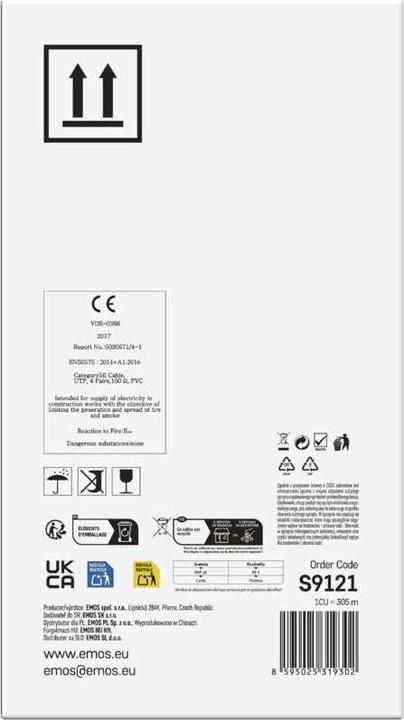 Produktbild Emos Datenkabel UTP CAT 5E, 305m (CAT5, 305 m)