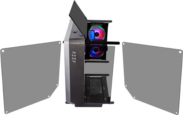 Produktbild Linkworld Geh Cube ATX Optima 803 B - Cube-Gehäuse - ATX (ATX, mATX, Mini-ITX)
