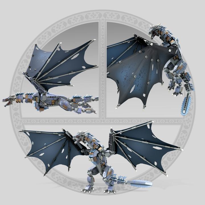 Actual product image Mega Construx Probuilder Game of Thrones IceViserion Showdown