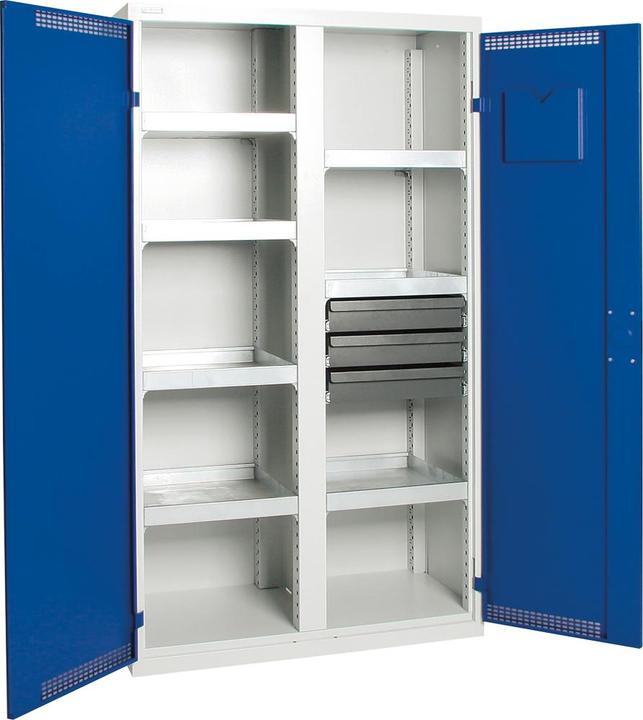 Actual product image kaiserkraft Environmental cabinet, doors perforated (100 cm, 180 cm)