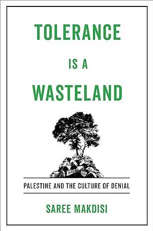 Produktbild Tolerance Is a Wasteland (Englisch, Saree Makdisi, 2024)