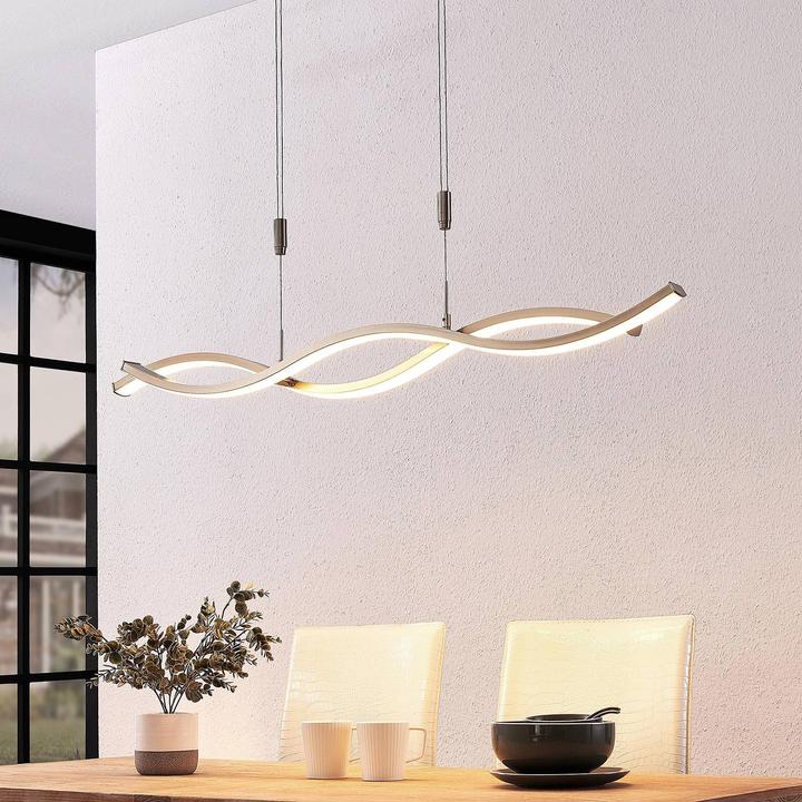 Image du produit Lucande Mairia LED Suspension Ø118 Alu (2200 lm)