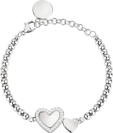 Morellato Steel ball bracelet with hearts SOR24 (L) (Edelstahl)