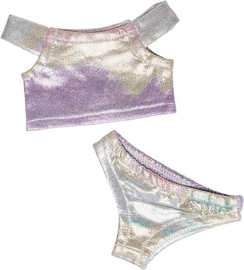 I'm a Girly Bikini set silber