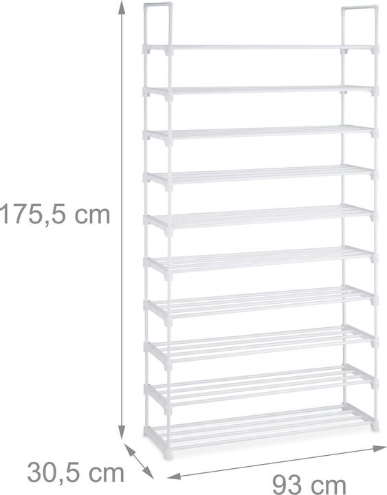 Productafbeelding Relaxdays Schoenrek (93 x 30,5 x 175,5 cm)