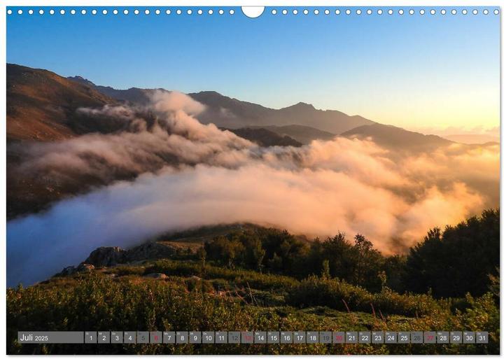 Produktbild Weitwandern auf Korsika GR 20 (Wandkalender 2025 DIN A3 quer), Monatskalender (A3, Deutsch)