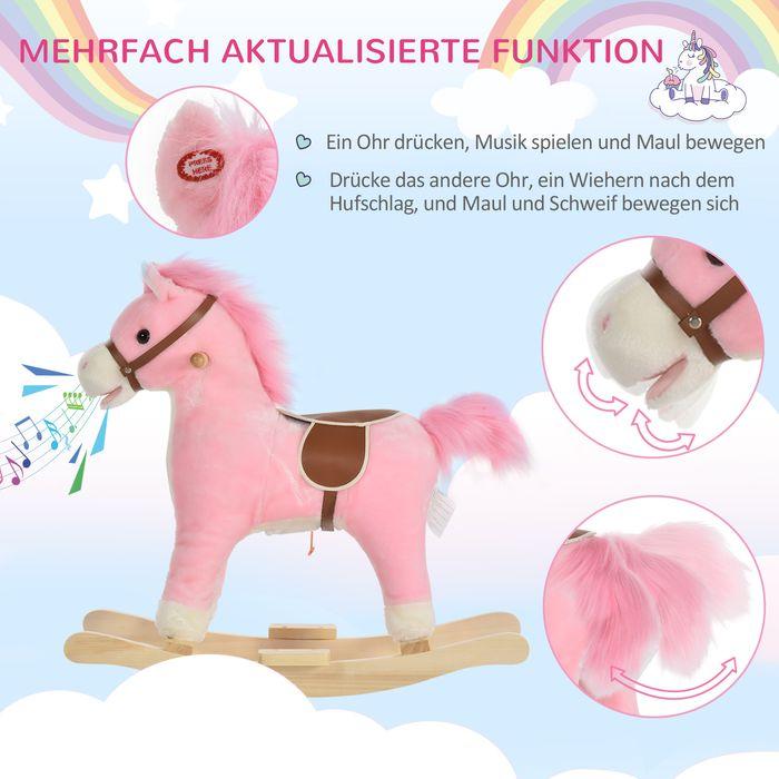 Image du produit Jamb Cheval à bascule rose