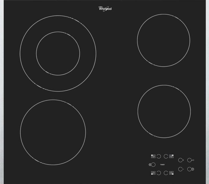 Immagine prodotto Whirlpool AKT 8130 BA Piano cottura integrato in ceramica a 4 zone