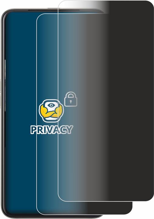 Produktbild BROTECT Sichtschutzfolie Anti-Spy Privacy Folie Blaulicht-Schutz (2 Stück, Oppo Reno 2 F)