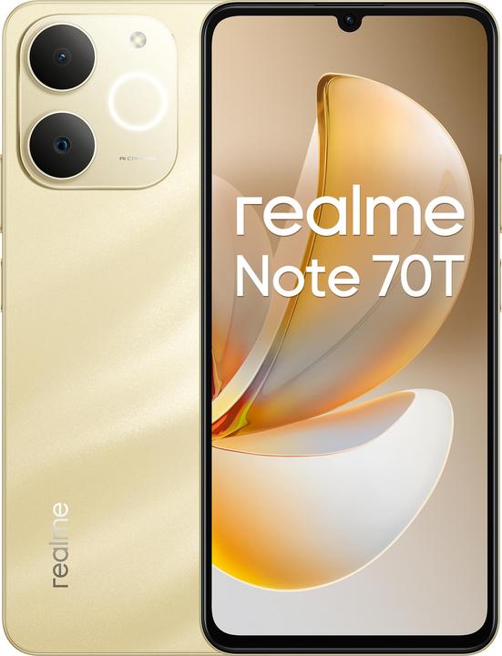 Produktbild realme 70T (256 GB, Beach Gold, 6.74", 4G)