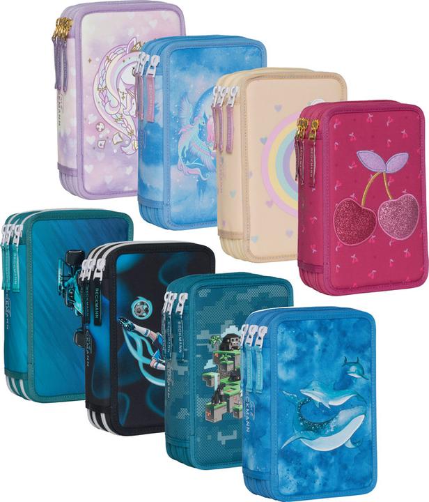 Actual product image Beckmann Triple Unicorn school case