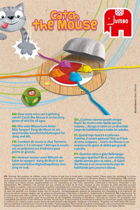 Actual product image Jumbo Catch the mouse (German, French, English, Spanish, Dutch)