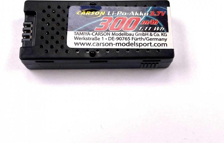 Actual product image Carson 3.7V/300mAh LIPO Single Blade 320 (3.70 V, 300 mAh)