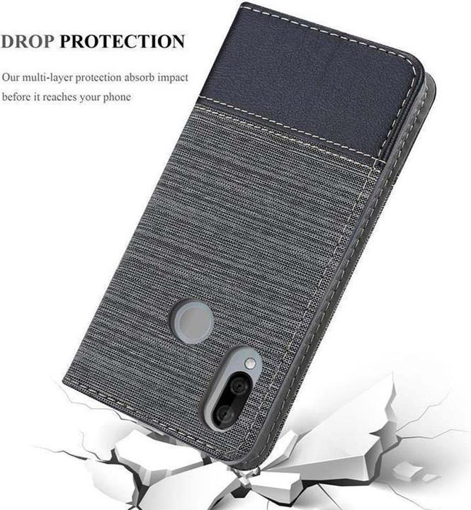 Produktbild Cadorabo Book Jeans Optik Cover (Wiko View 3 Lite)