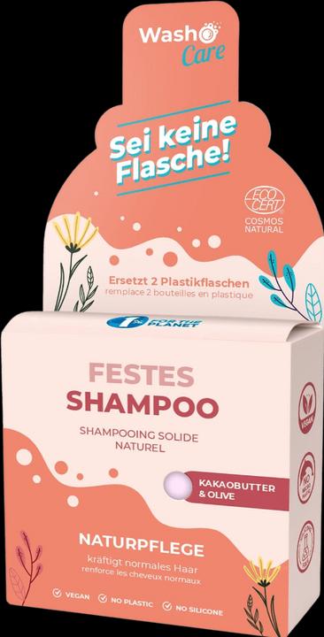 Actual product image Washo Solid Shampoo Natural Care (200 ml, Solid shampoo)