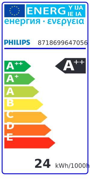Label énergétique Philips LED R50 (E14, 1.40 W, 105 lm, 1 x, F)