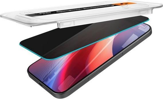 Produktbild Spigen Glas.Tr "Ez Fit" 2er-Pack fürfür iPhone 16 Pro Max 6,3" Privatsphäre (2 Stück, Apple iPhone 16 Pro Max)