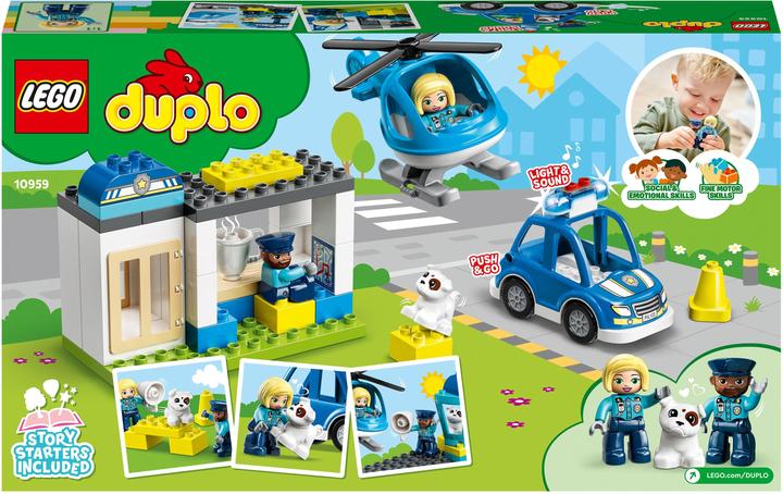Produktbild LEGO Polizeistation mit Hubschrauber (10959)
