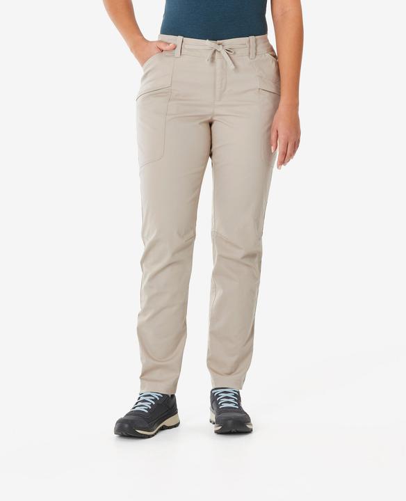 Quechua Wanderhose Damen Regular - NH500 beige (31)