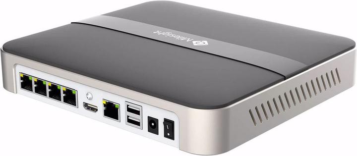 Produktbild Milesight N1004-UPC 4K H.265 Mini PoE NVR Rekorder (Netzwerk Videorecorder (NVR))
