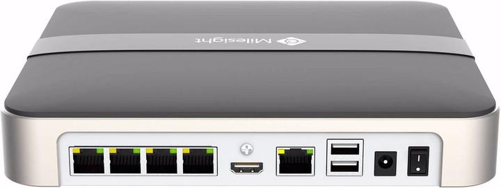 Produktbild Milesight N1004-UPC 4K H.265 Mini PoE NVR Rekorder (Netzwerk Videorecorder (NVR))