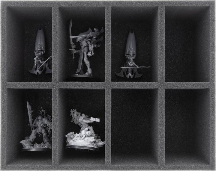 Image du produit Feldherr FS090A001 - Insert en mousse pour Craftworlds - 8 compartiments (Mousse)