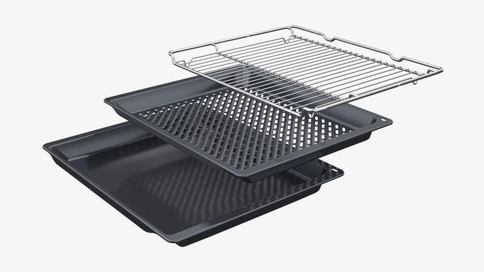 Produktbild Bosch Hausgeräte Einbau-Backofen-Set, HBG578BS3 + PIF645BB5E, Einbau-Backofen, Induktionskochfeld, HBD675CS62