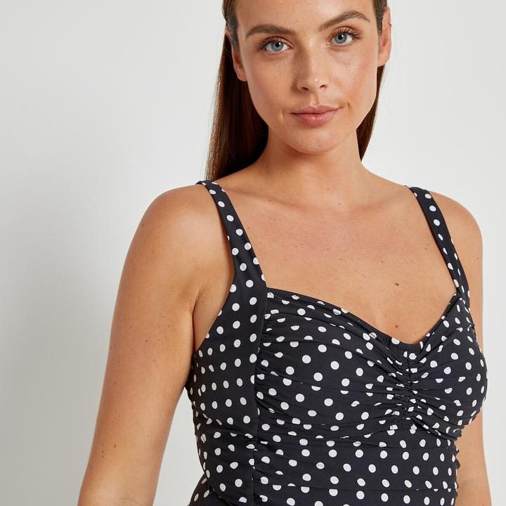 Produktbild La Redoute Collections Badeanzug mit Tupfenmuster (40)
