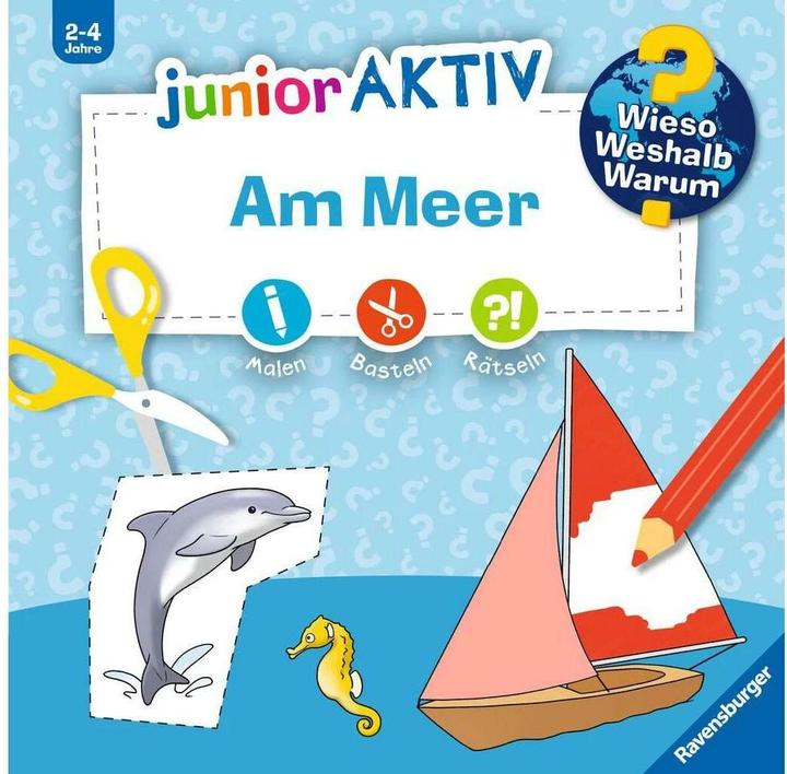 Produktbild Ravensburger Wieso? Weshalb? Warum? junior AKTIV: Am Meer (Deutsch, Yousun Koh, 2023)