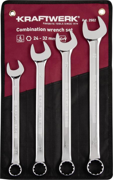 Produktbild Kraftwerk Gabelringschlüssel (24 mm, 27 mm, 30 mm, 32 mm)