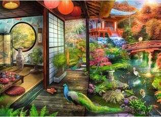 Productafbeelding Ravensburger Teehaus Im Japanischen Garten (1000 onderdelen)