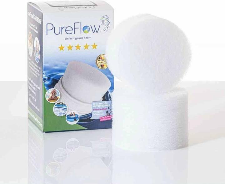 Produktbild Pure Flow Filtersysteme PureFlow Filtermaterial für Kartuschenfilter - Durchmesser 10 cm (2 Stück)
