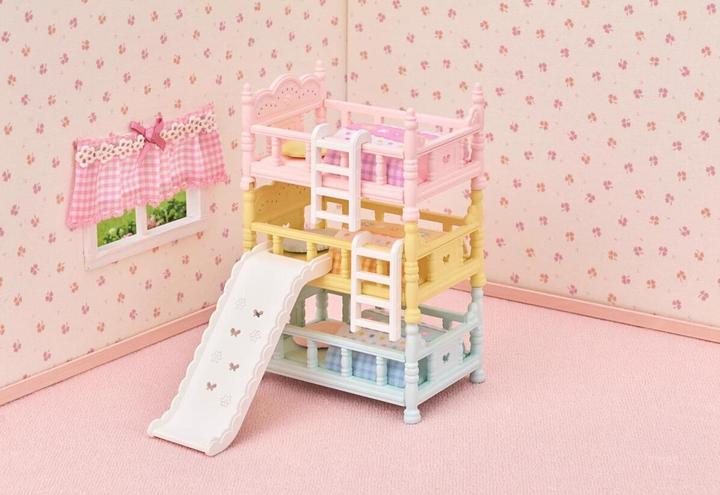 Actual product image Sylvanian Families Three-storey baby loft bed