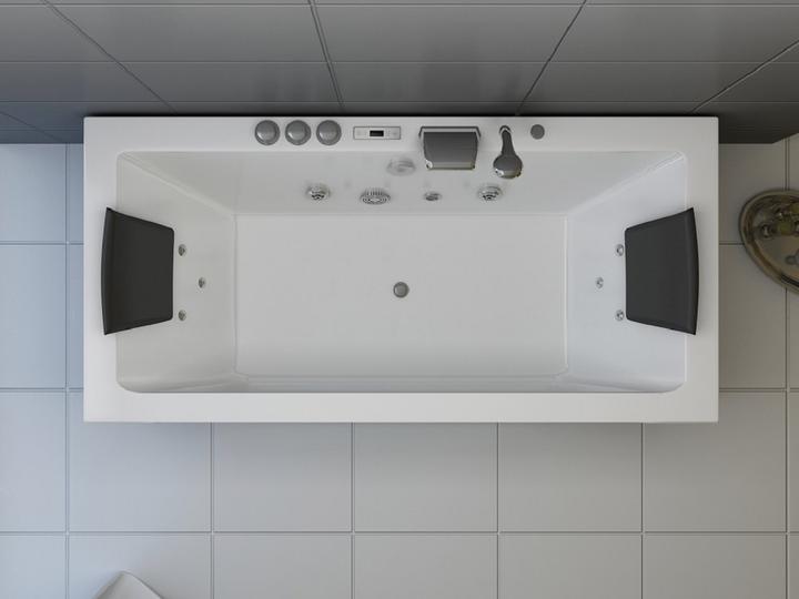 Actual product image Jet-Line Whirlpool LUGANO white (1 pers.)