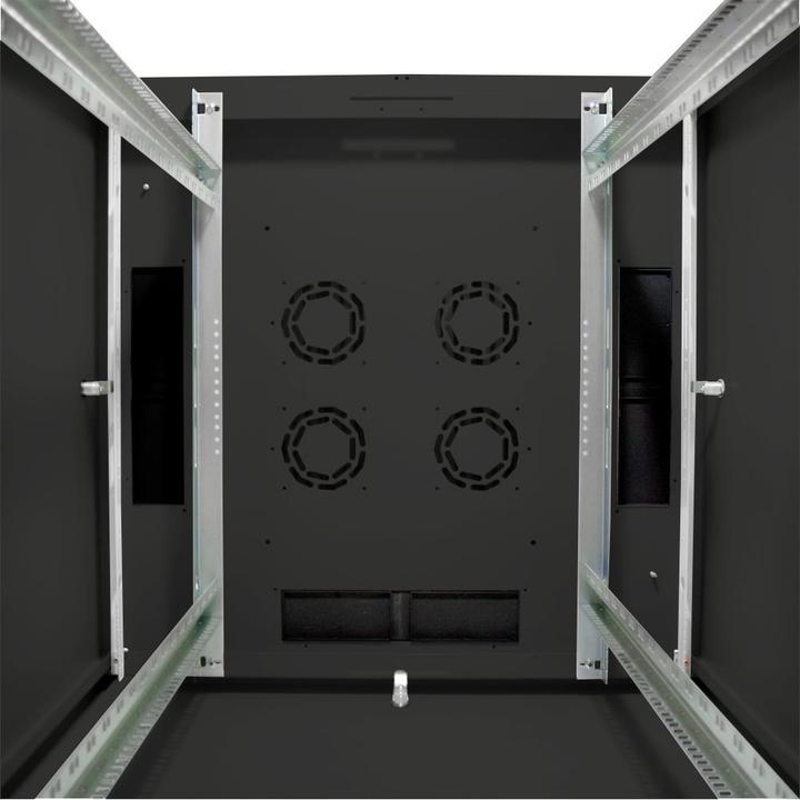 Produktbild Digitus Netzwerkschrank Basic 48,3cm 19Zoll 42HE schwarz 8/8 H2035mmxB800mmxT800mm mit Glastuer ohne Mont... (42 HE, 19 Zoll Rack)