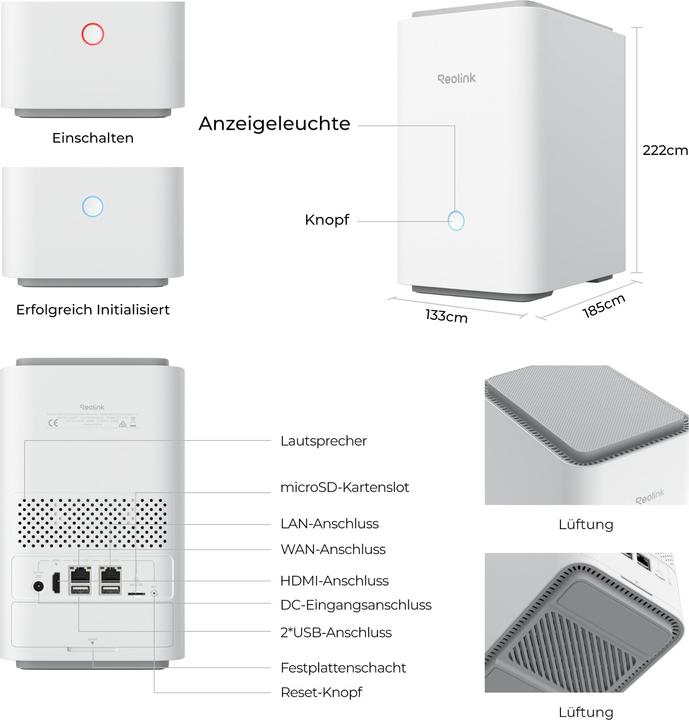 Image du produit Reolink Home Hub Pro (Enregistreur vidéo en réseau (NVR))