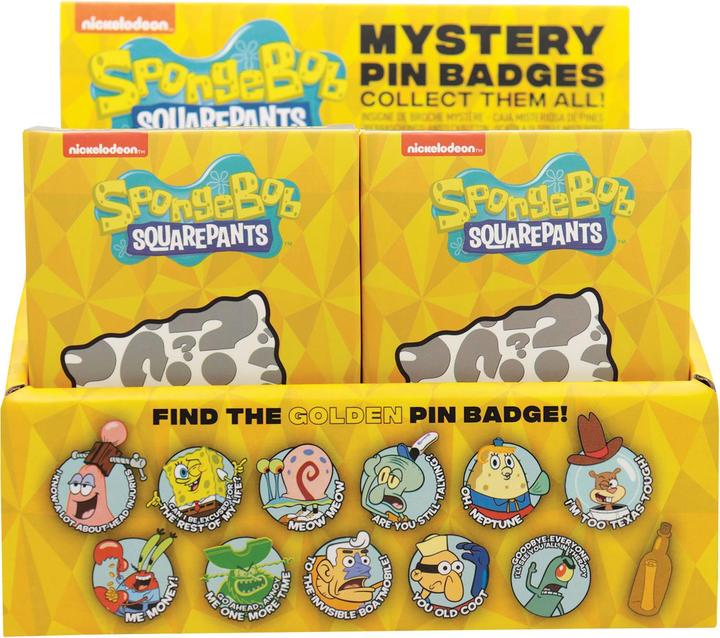 Produktbild Fanattik SpongeBob Schwammkopf Ansteck-Pins Display Mystery Pin Badge (12)