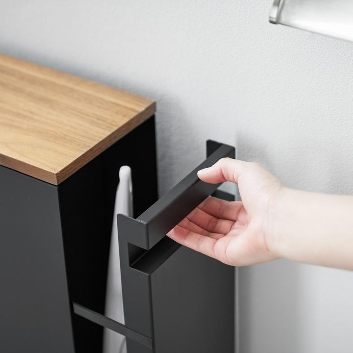 Image du produit Yamazaki Étagère extensible avec étagère en bois TOWER (140 x 56 x 55 cm)