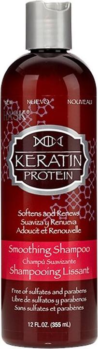 Actual product image Hask KERATIN PROTEIN smoothing shampoo 355 ml (355 ml, Liquid shampoo)