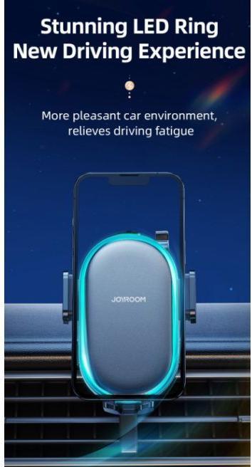 Produktbild Joyroom 15W Dual-Coil Wireless Car Charger Holder