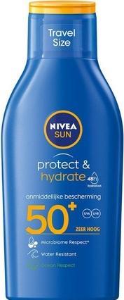 Image du produit NIVEA Lait solaire Protect & Hydrate Travel Size Spf50+ - 100ml (Lait solaire, SPF 50+, 100 ml)