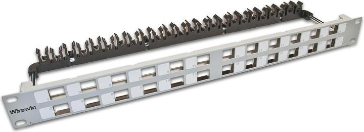 Produktbild Wirewin 24-Port 1HE Patchpanel, geschirmt