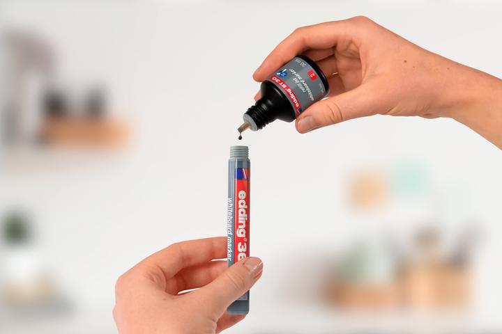 Produktbild Edding 363 Marker (Orange, Gelb, Violett, Grün, Schwarz, Rot, Braun, 5 mm, 8 x)