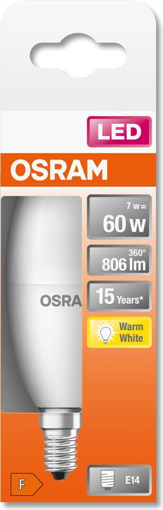 Produktbild Osram Led Star Classic P (E14, 60 W, 806 lm, 1 x, F)
