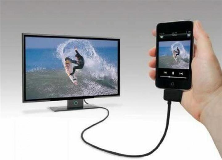 Produktbild Scosche sneakPEEK RCA Composite Audio/ Video Kabel für iPad/iPhone /iPod touch Schwarz (0.21 m, Cinch)